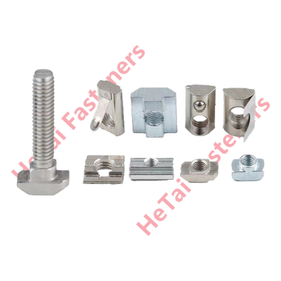 T-Slot Rail Clamp Special Nuts for the Architectural Door and Window Industry