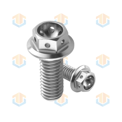 Stainless Steel Ball-Joint Flange Bolts with Cross-Drilled Holes