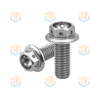 Stainless Steel Ball-Joint Flange Bolts with Cross-Drilled Holes
