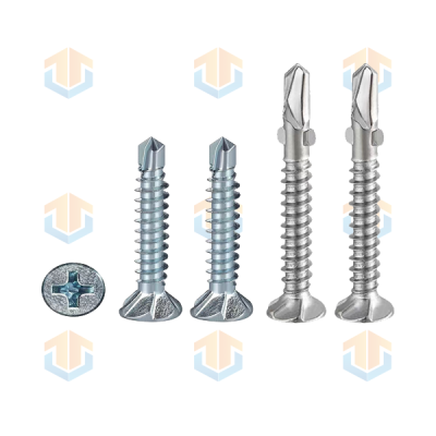 Custom Drill-Point Screws with Serrated Underside