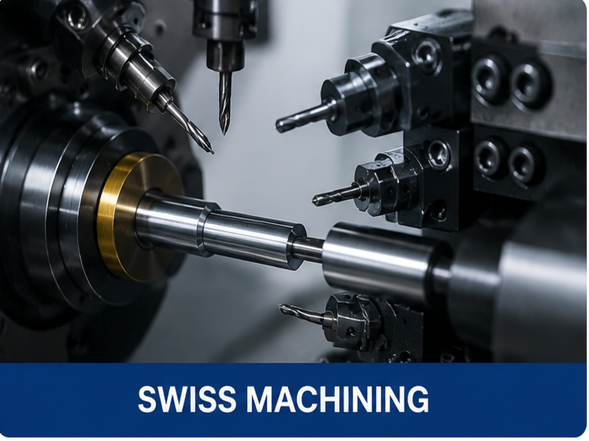 Swiss machining