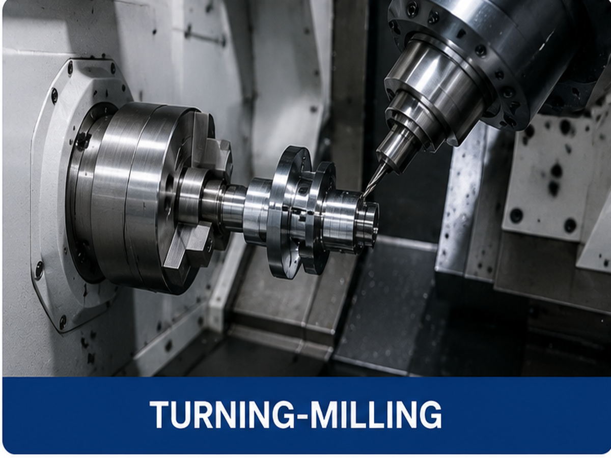 Turning milling