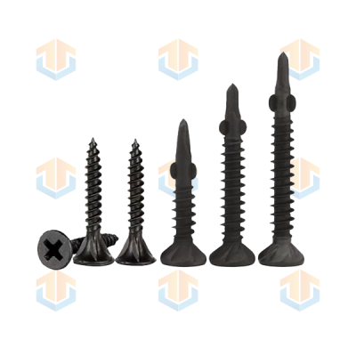 Woodworking Self-Drilling Screws with Serrated Underside
