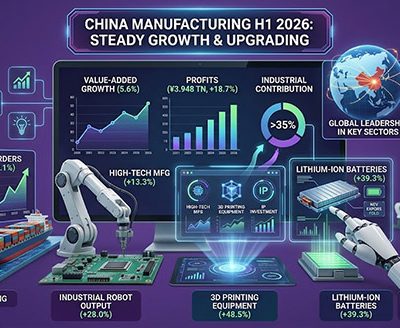 China’s Manufacturing Sector Steady and Rising in H1 2026