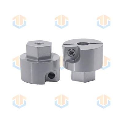 Custom Split Shaft Collars with Hex Profile