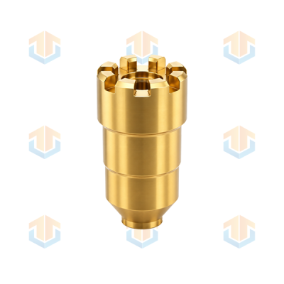 Custom Cylindrical Stepped Slotted Nuts
