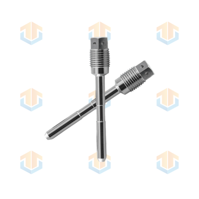 Custom Fasteners: Threaded Guide Pins with Square Drive