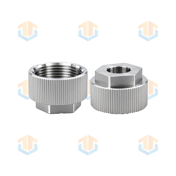 Hexagonal Knurled Stepped Nuts