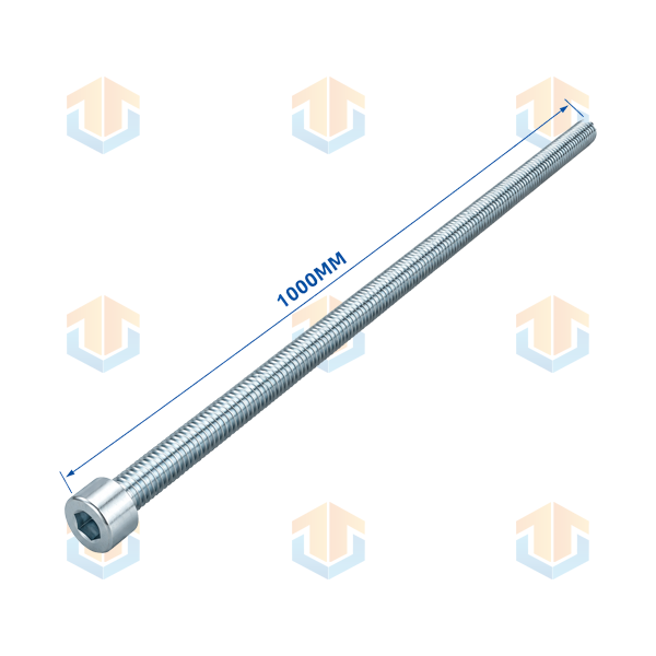 1000mm Extra-Long Fully Threaded Socket Head Bolts